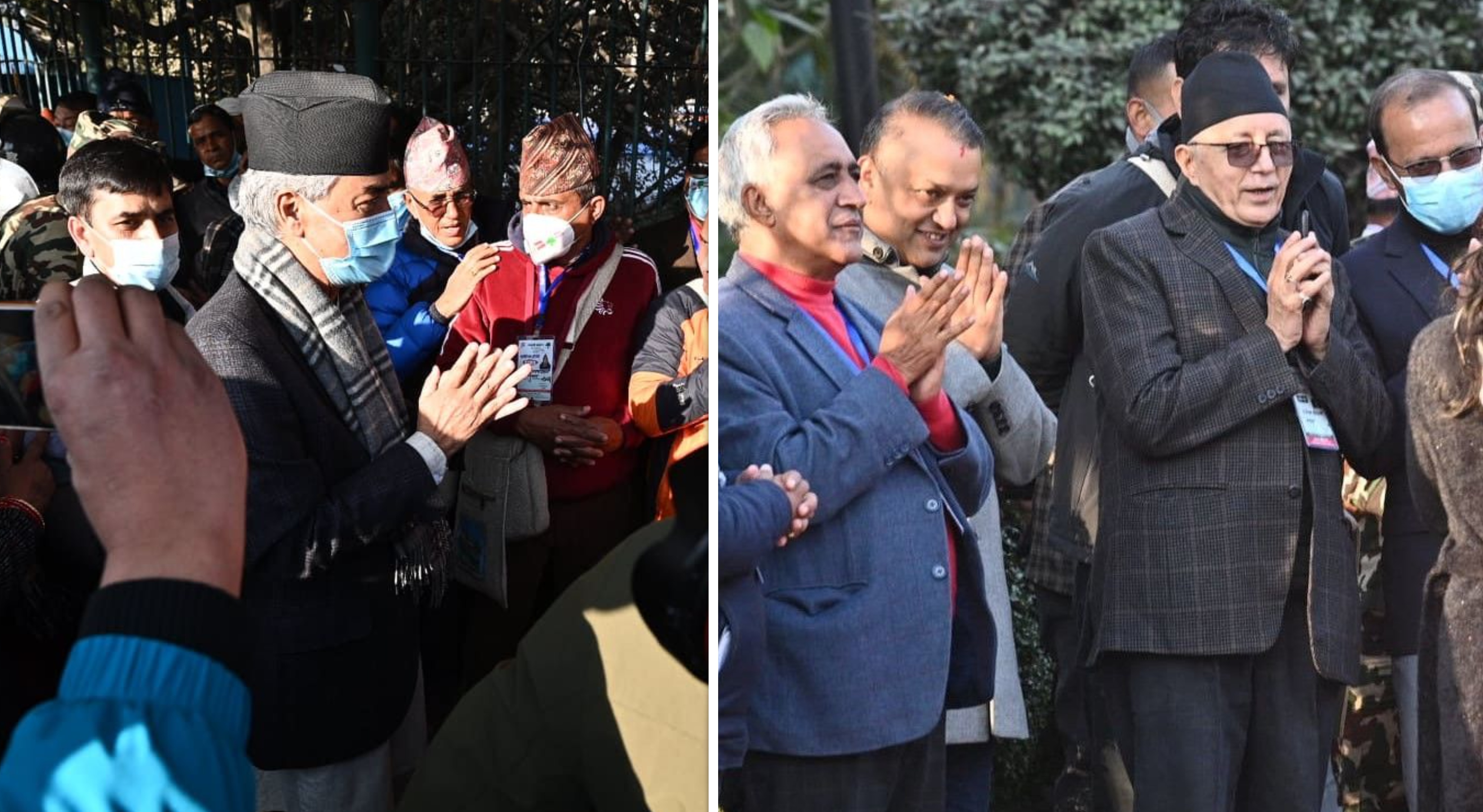 देउवा र शेखर प्रतिनिधिसँग भोट माग्दै